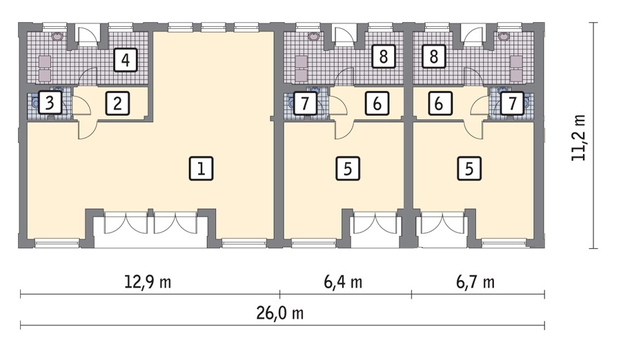 rzut parteru