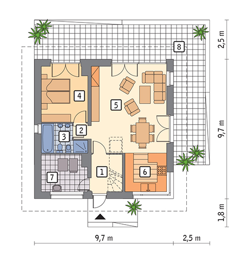 rzut parteru