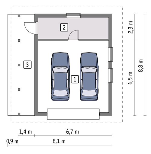 rzut parteru