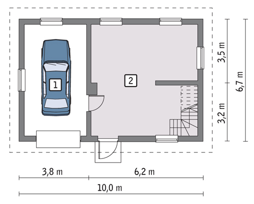 rzut parteru