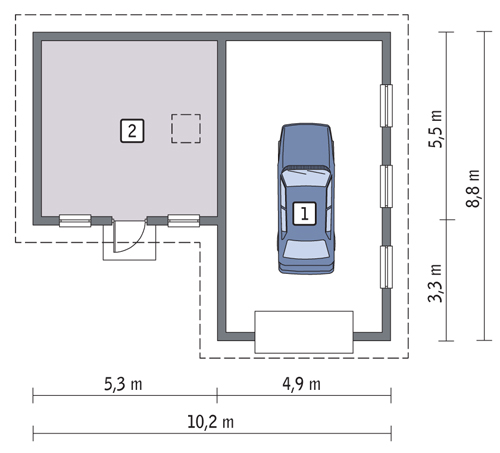 rzut parteru