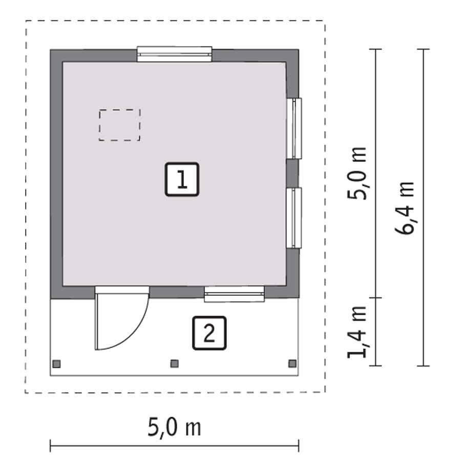 rzut parteru