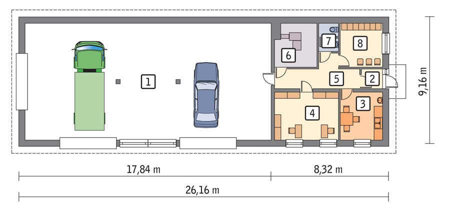 rzut parteru