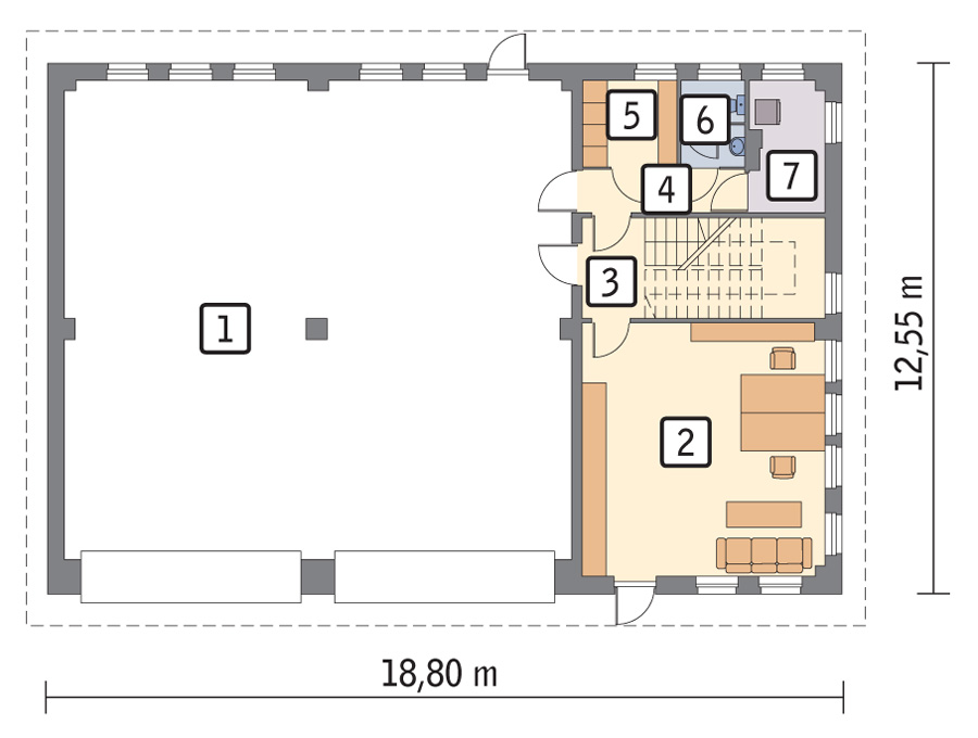 rzut parteru
