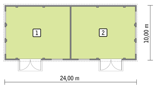 rzut parteru