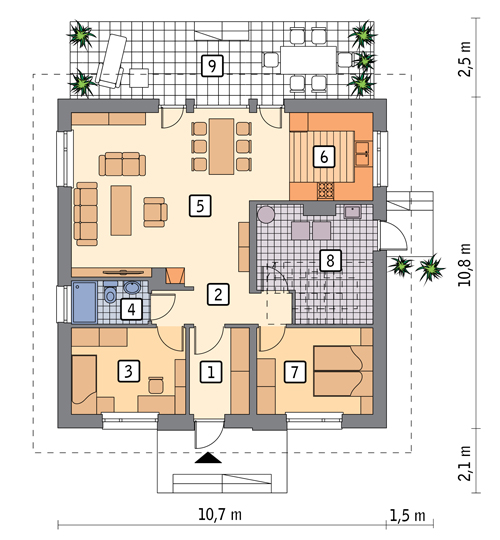 rzut parteru