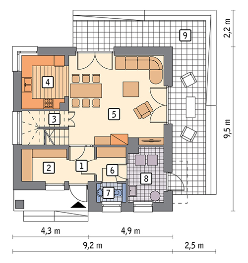 rzut parteru