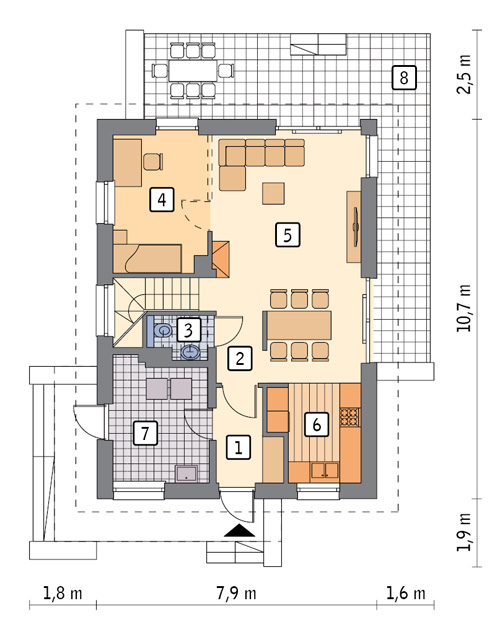 rzut parteru