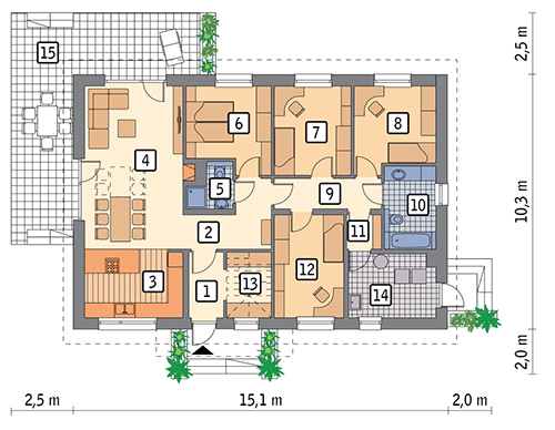 rzut parteru