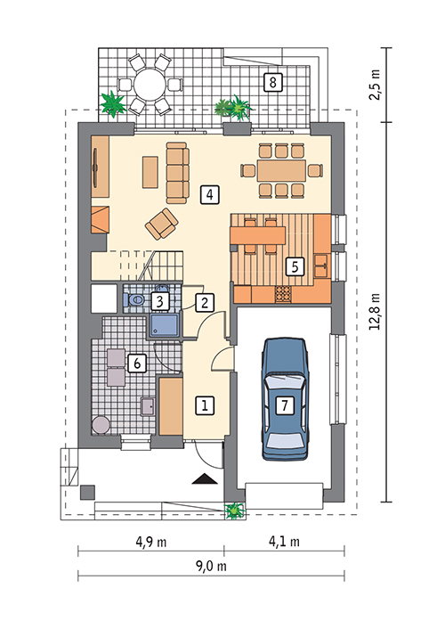 rzut parteru
