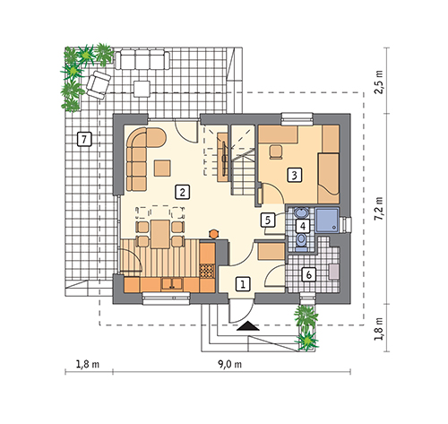 rzut parteru