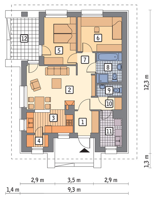 rzut parteru