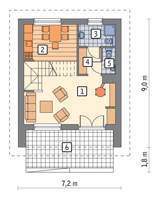 rzut parteru