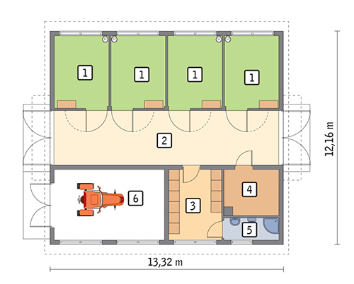 rzut parteru