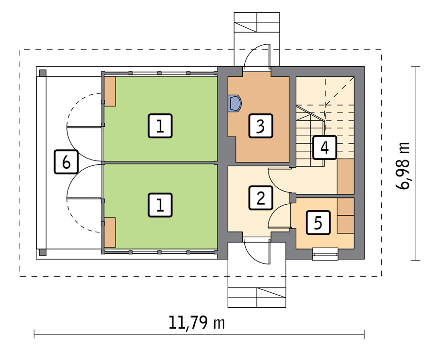 rzut parteru
