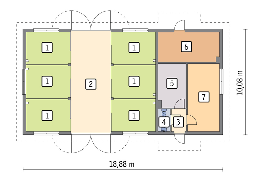 rzut parteru