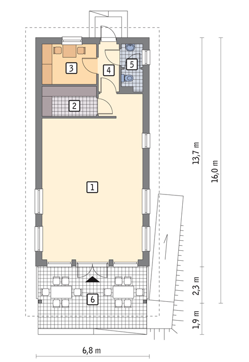 rzut parteru
