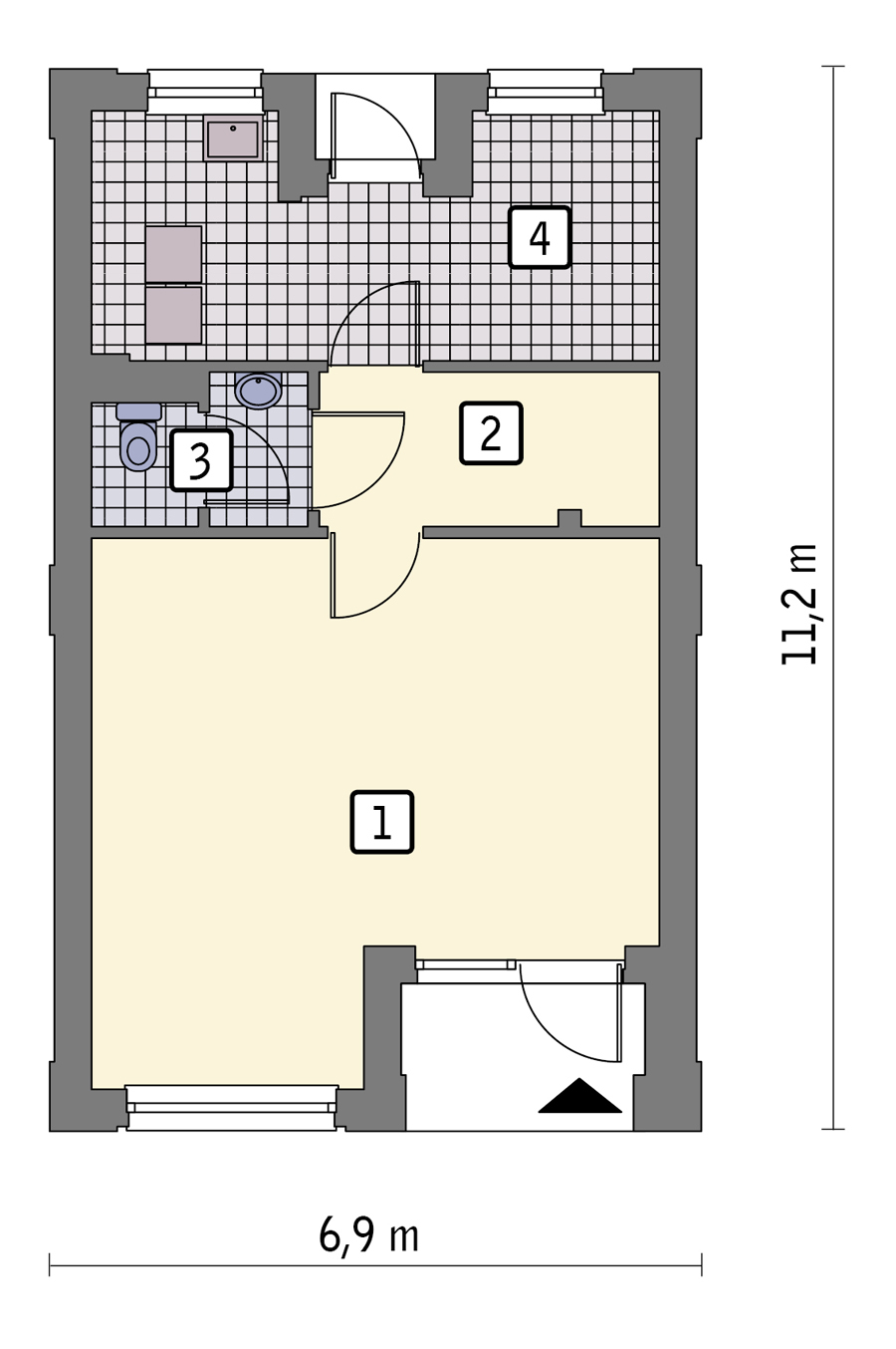 rzut parteru