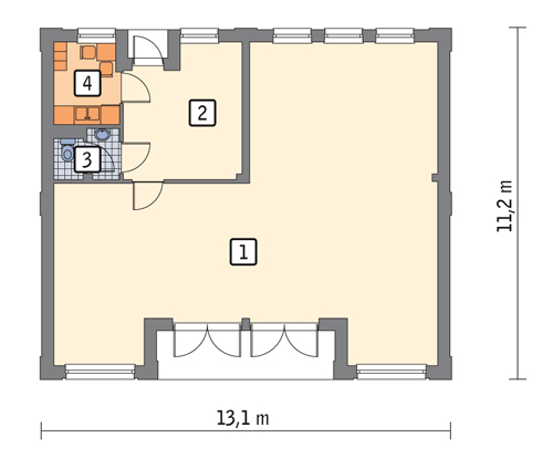 rzut parteru