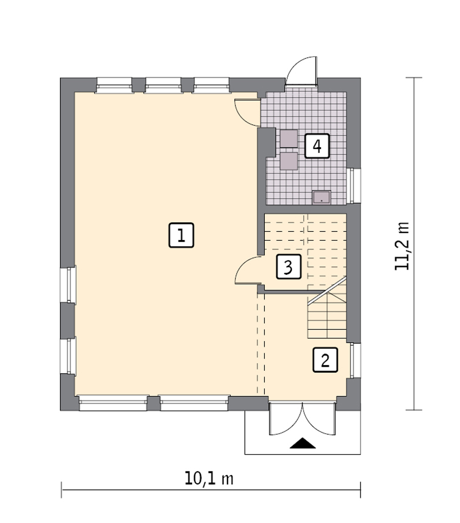 rzut parteru