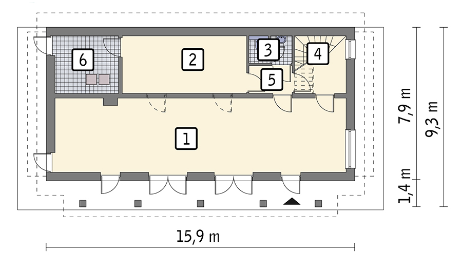 rzut parteru