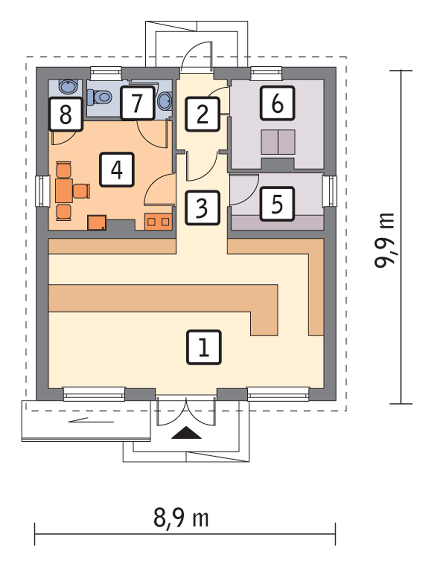 rzut parteru