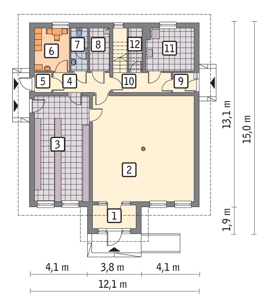 rzut parteru