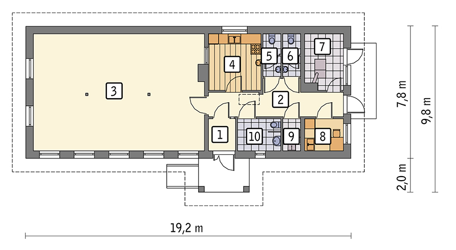 rzut parteru