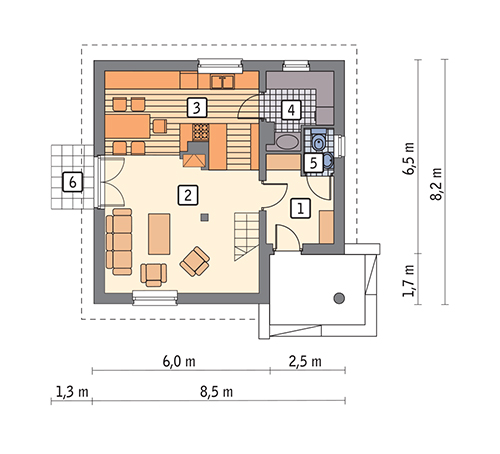 rzut parteru