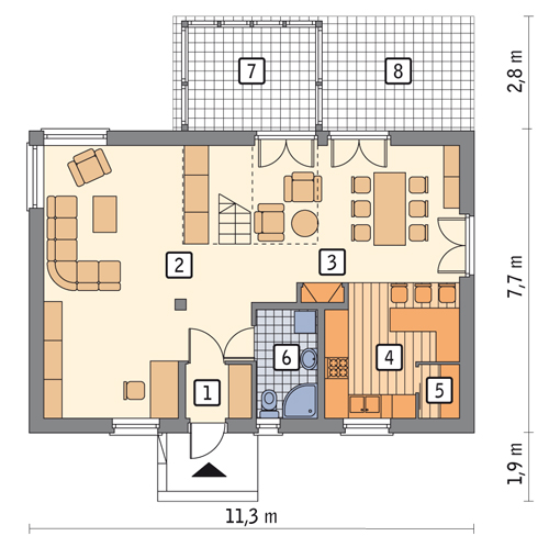 rzut parteru