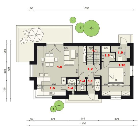 Projekt domu SP005 energo