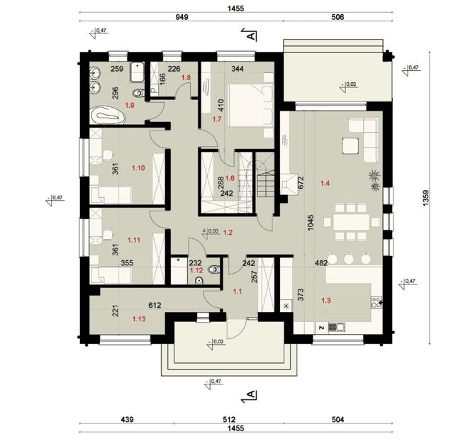 Projekt domu SP006 energo