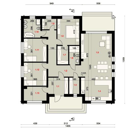 Projekt domu SP006/1 energo