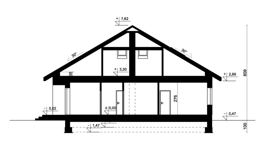 Projekt domu SP006/1 energo