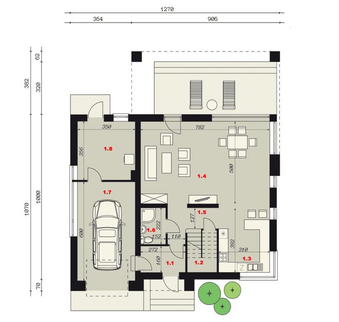 Projekt domu SP007 energo