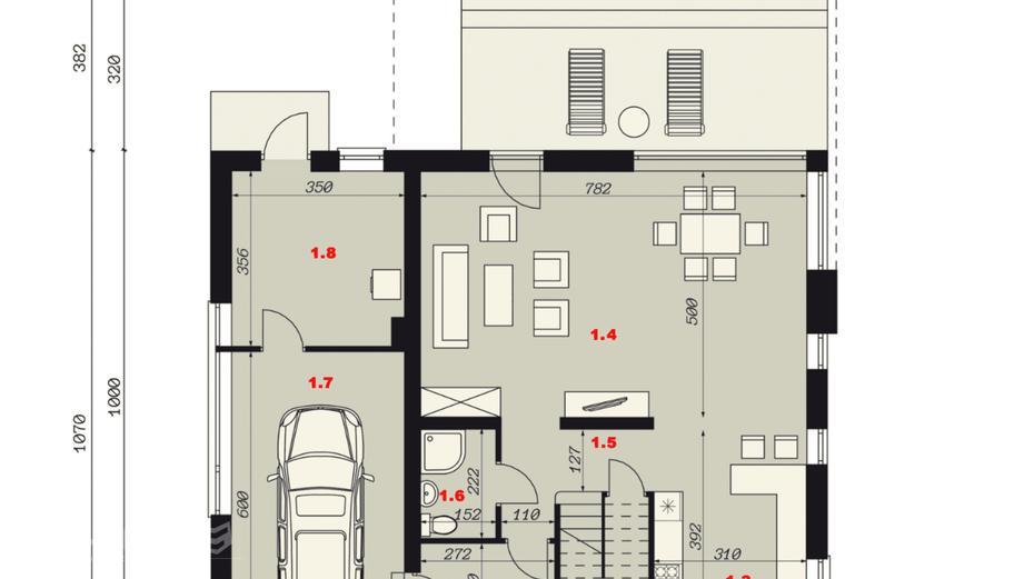 Projekt domu SP007 energo