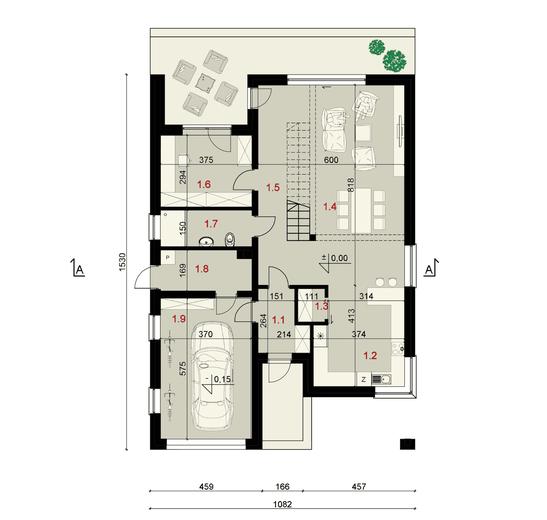 Projekt domu SP012 energo