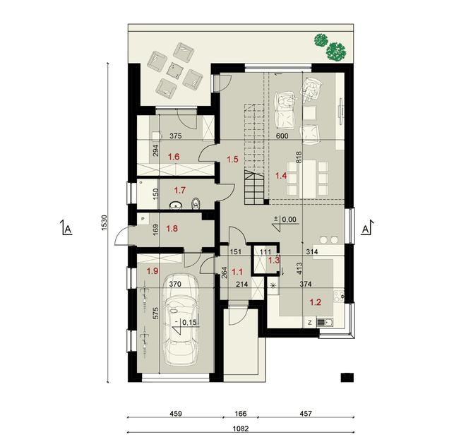 Projekt domu SP012 energo