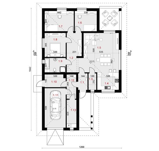 Projekt domu SP014 energo