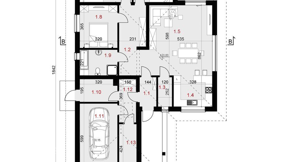 Projekt domu SP014 energo