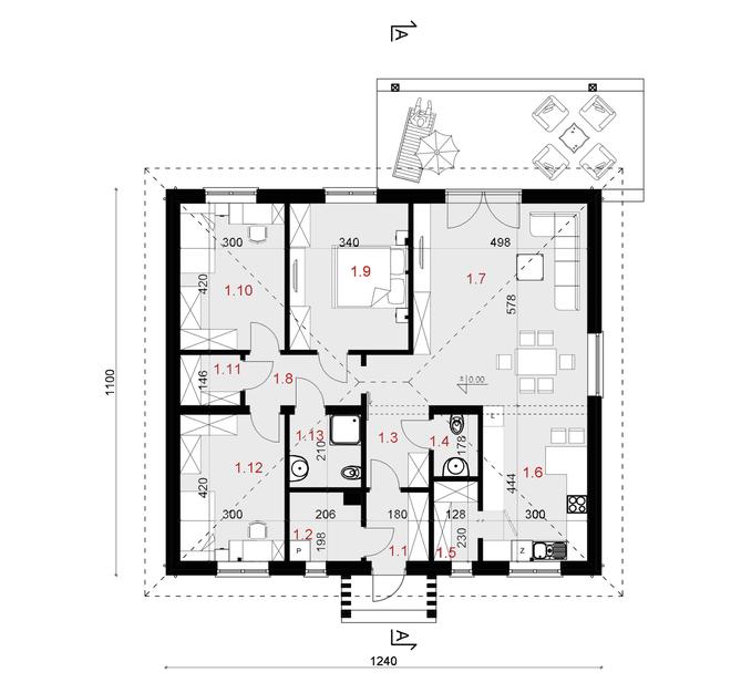 Projekt domu SP015/1 energo