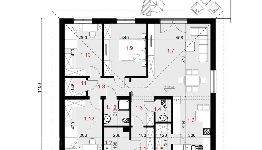 Projekt domu SP015/1 energo