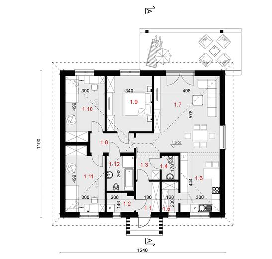 Projekt domu SP015/2 energo