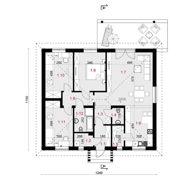 Projekt domu SP015/2 energo