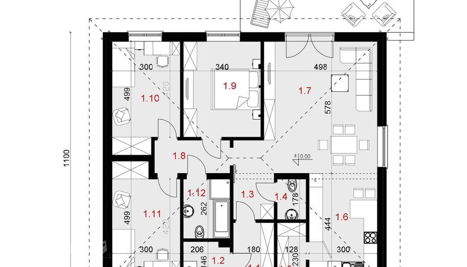 Projekt domu SP015/2 energo