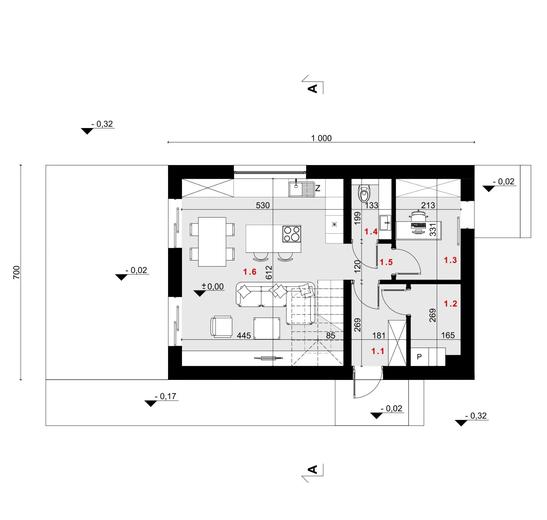 Projekt domu SP019 energo