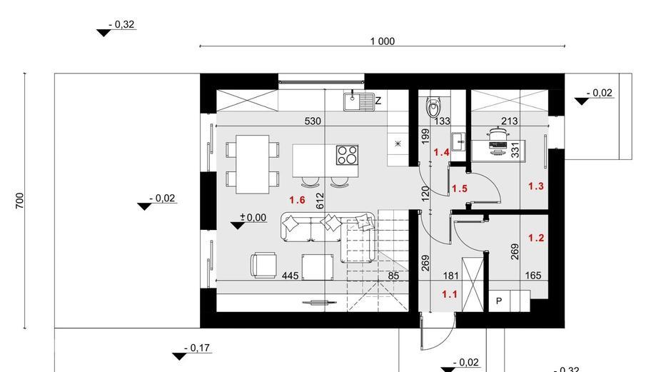 Projekt domu SP019 energo