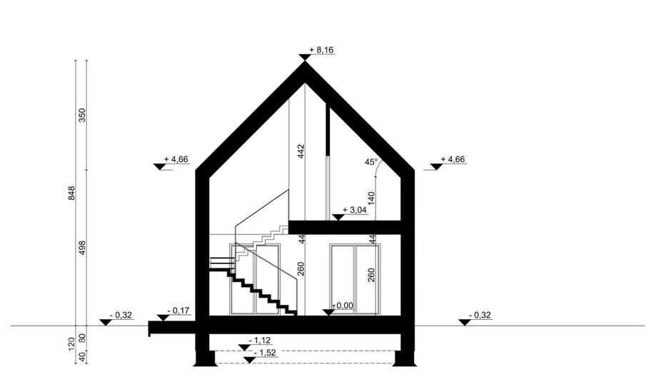 Projekt domu SP019 energo