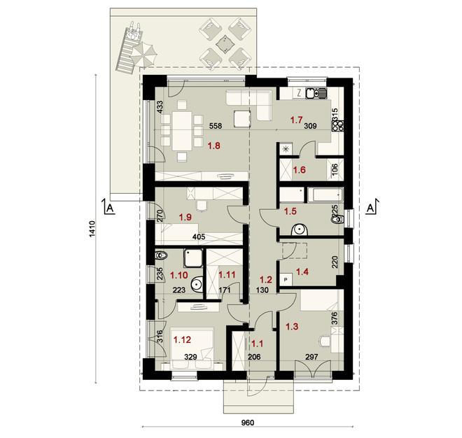 Projekt domu SP026 energo