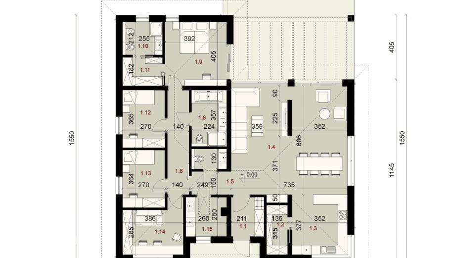 Projekt domu SP027 energo